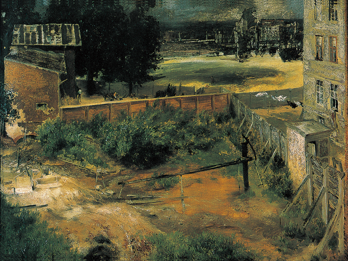  Adolpyh Von Menzel —— 后院